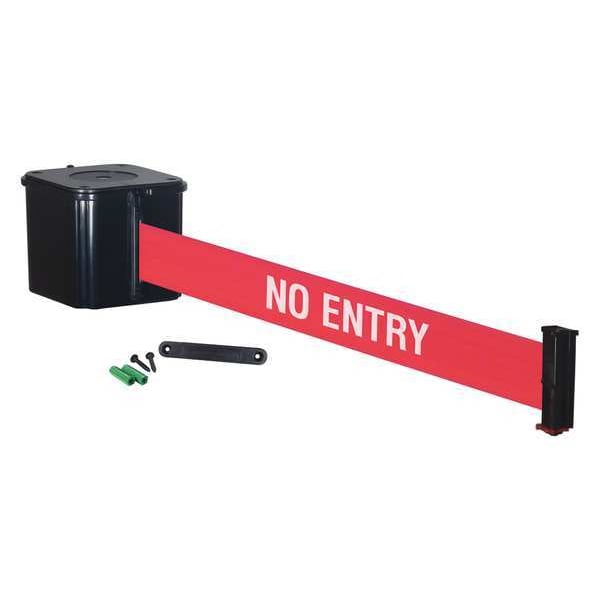 Retracta-Belt Retractable Belt Barrier, 30 ft., Red, 4inH - WM412SB30-NE-RE