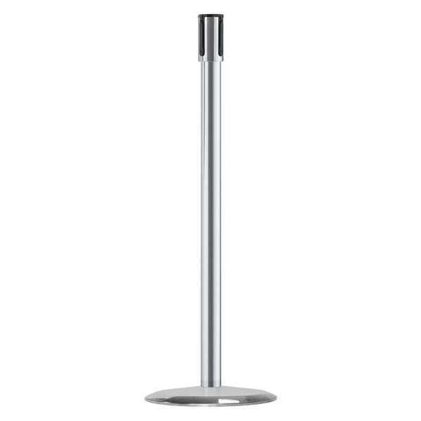 Tensabarrier Receiver Post, 38 In H, Satin Chrome - 890U-1S-1S-1S-RCV