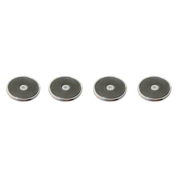 Tensabarrier Wall Unit Magnet, Black, Unfinished - MAG-HD-4PCK