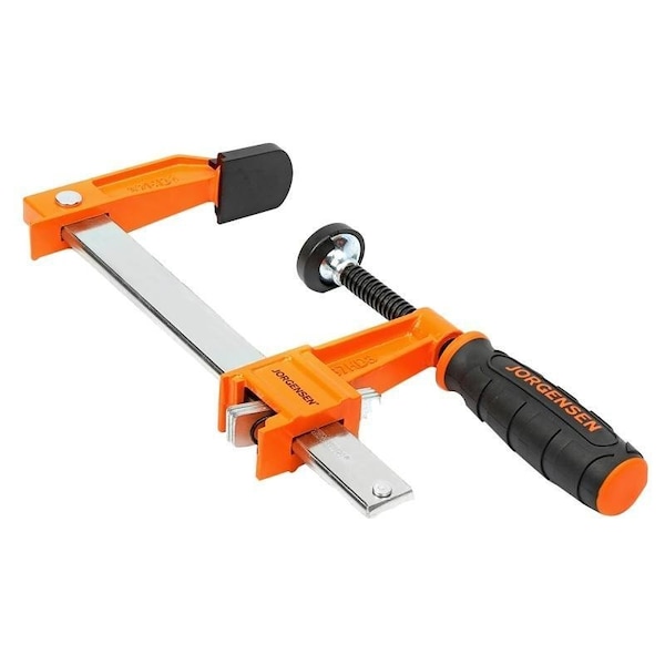 Pony Light-Duty Bar Clamp, 300 lb, 6 in Max Opening Size, 2 in D Throat, Steel Body - 3706-LD