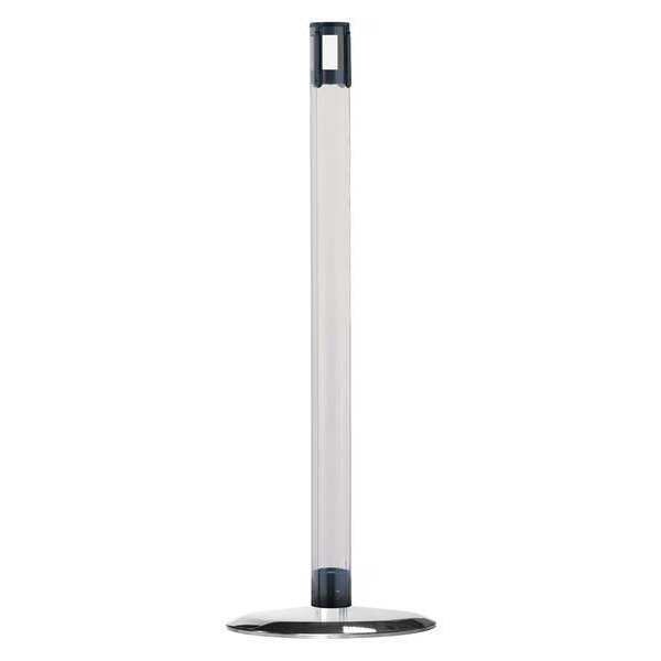 Tensabarrier Receiver Post, 38 In H, Polished Chrome - TCLU-1P-RCV