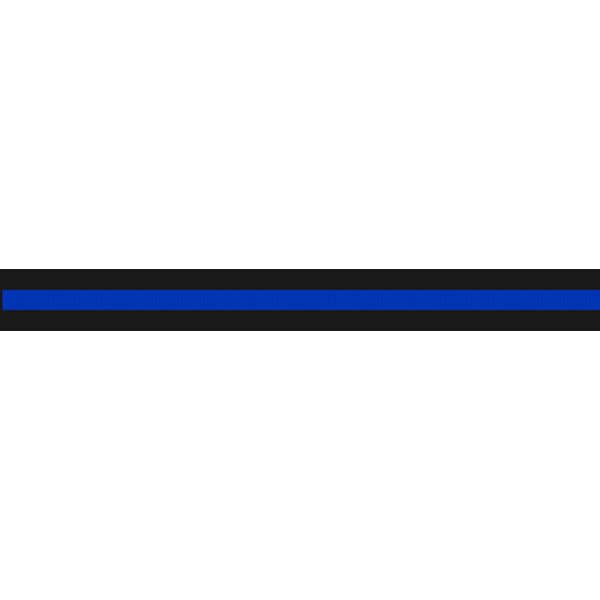 Queue Solutions QueuePro Twin 250, Satin S.S. 11' Black/BlueHoriz. Stripe Belts - PROTWIN250SS-BBL110