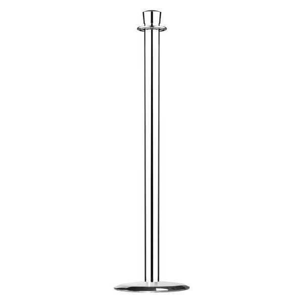 Lawrence Metal Urn Top Rope Post, Polished Chrome - 310U-1P-NOT