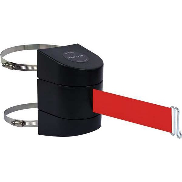 Tensabarrier Belt Barrier, Black, Belt Color Red - 897-30-C-33-NO-R5X-A