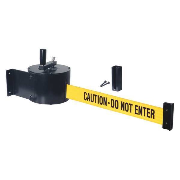 Retracta-Belt Retractable Belt Barrier, 50 ft., 8-1/2inH - WM5000-CAU-HDRE