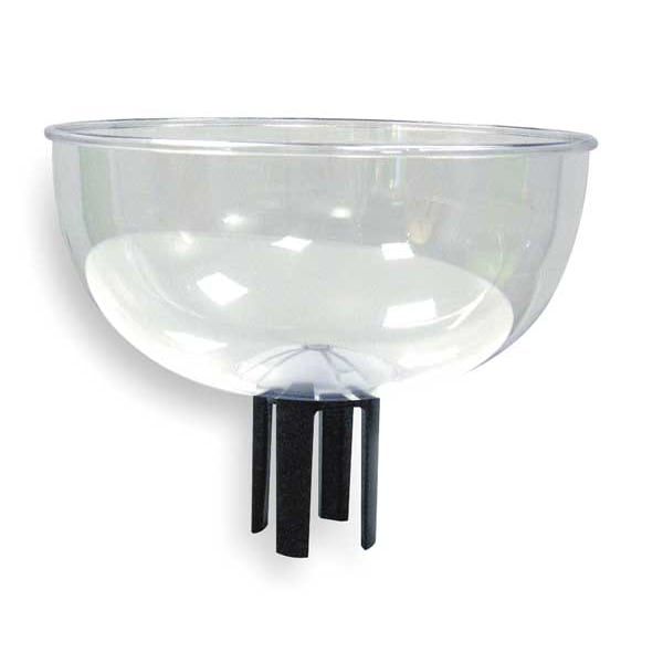 Tensabarrier Merchandising Bowl, Clear, Not Applicable, Unfinished - TENSABOWL-HDSC-NOFR-NODIVIDER