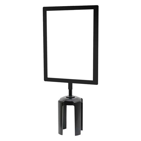 Tensabarrier Sign Frame, 11 x 7 In, Black - FRAME-HDSC-33-0711HD-V
