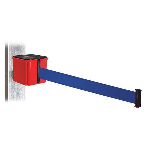 Retracta-Belt Belt Barrier, Magnet Mount, Blue Belt - WH412RD15-BL-MM