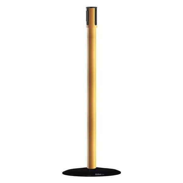 Tensabarrier Receiver Post, 38 In H, Yellow - 890B-33-35-35-RCV