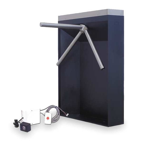 Turnstile 3 Arm Turnstile, Mechnical, Stainless Steel, 2-Way - 1101-SS-FE