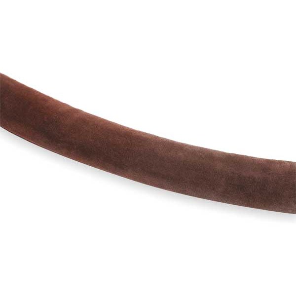 Lawrence Metal Classic Barrier Rope, 6 ft, Brown - ROPE-VELR-46-06/0-X-XXXX-XX