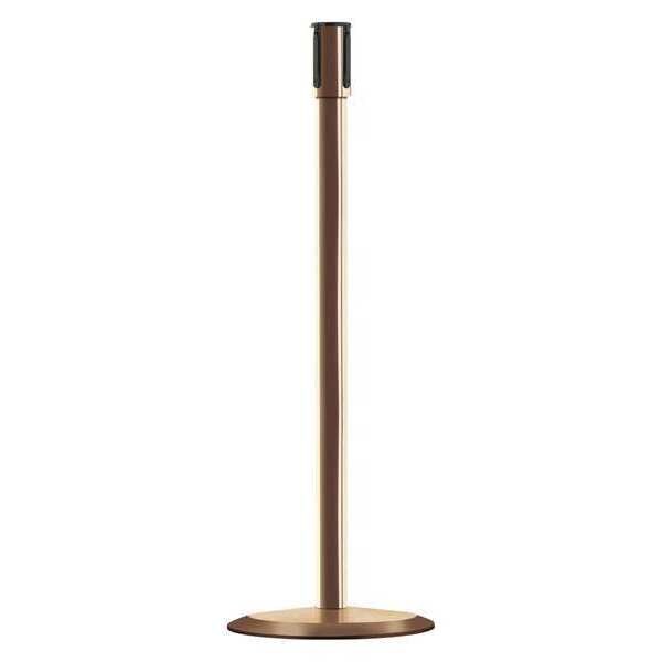 Tensabarrier Receiver Post, 38 In H, Polished Brass - 890U-2P-2P-2P-RCV