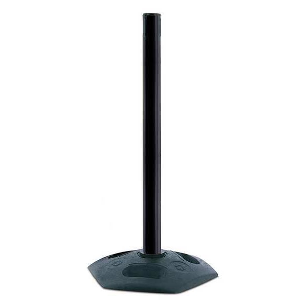 Tensabarrier Receiver Post, 38 In H, Black - 886-33-RCV