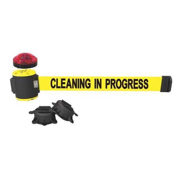 Banner Stakes Belt Barrier, Matte, Yellow Belt - MH5004L