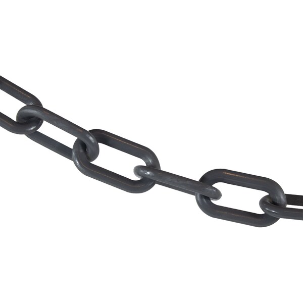 Mr. Chain 2" x 500' Slate Gray Plastic Safety Chain - 50057-500