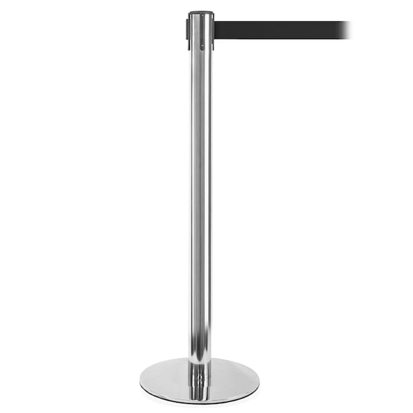 Queue Solutions ProLux 250, Polished Chrome, 13' Purple Belt - PL250PC-PE130