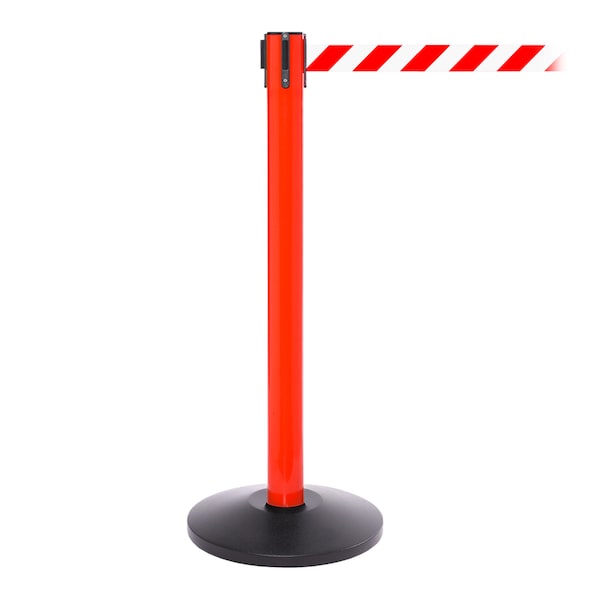 Queue Solutions SafetyPro 300, Red, 16' Red/White DANGER KEEP OUT Belt - SPRO300R-RWD160
