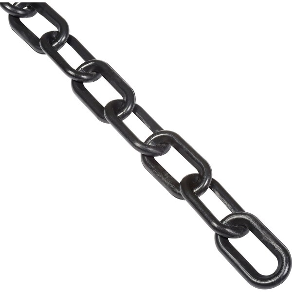 Global Industrial Plastic Chain Barrier, 2x50'L, Black - 954113BK
