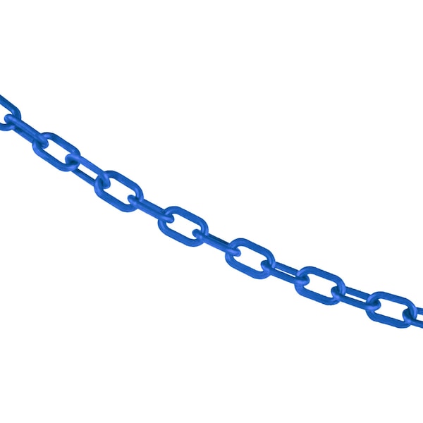 Mr. Chain 3/4" x 25' Sky Blue Plastic Safety Chain - 00024-25