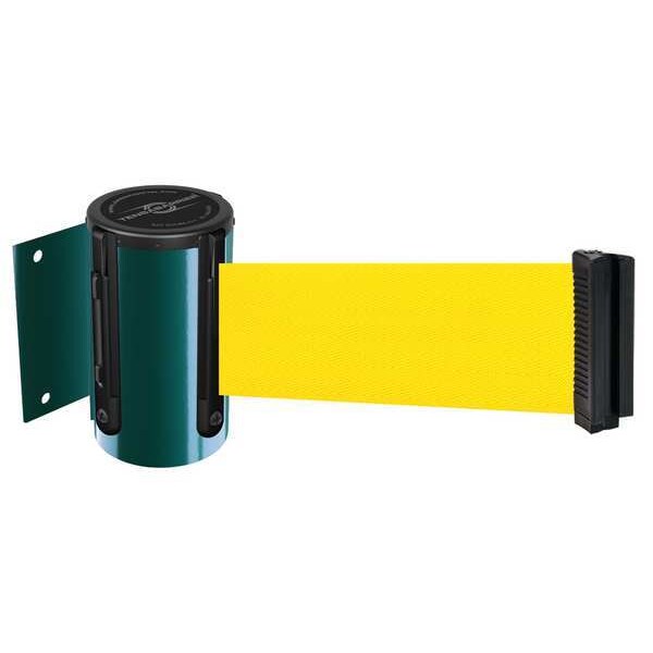 Tensabarrier Belt Barrier, Green, Belt Color Yellow - 896-STD-28-STD-NO-Y5X-C