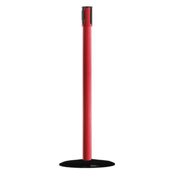 Tensabarrier Receiver Post, 38 In H, Red - 890B-33-21-21-RCV