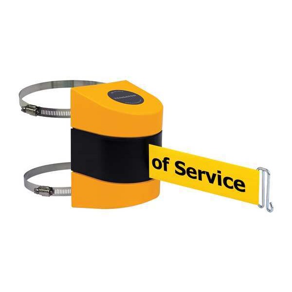 Tensabarrier Belt Barrier, Yellow, Belt Color Yellow - 897-15-C-35-NO-YEX-A