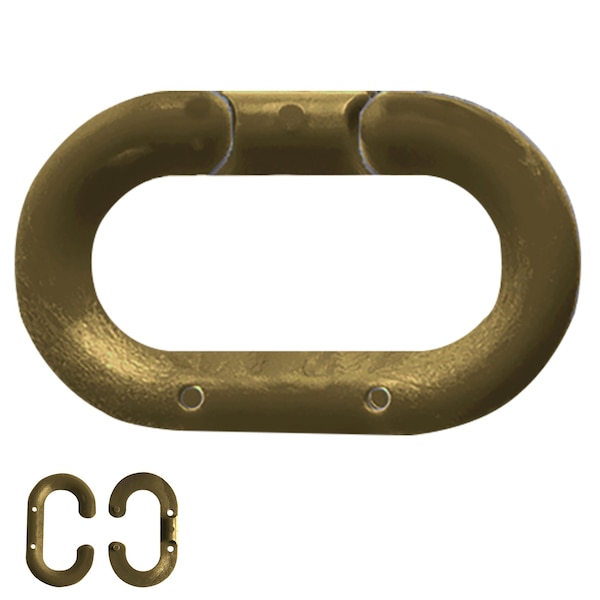 Mr. Chain Khaki Gold 1.5" Master Links (10-Pack) - 30707-10