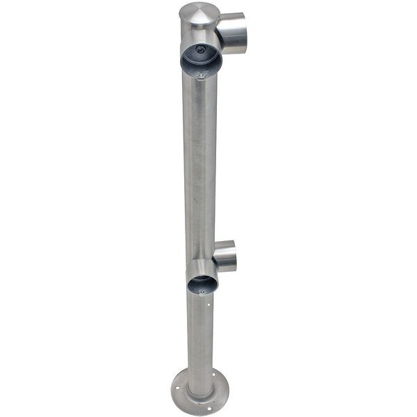 Tensabarrier Adapta-Rail, Corner Post, Polished Chrome - ADAPTARAIL-2L-5-36-COR-1P