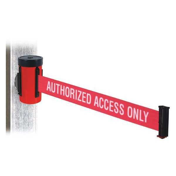 Retracta-Belt Belt Barrier, Red, Red/White Text Belt - WH700RD-AAO-MM
