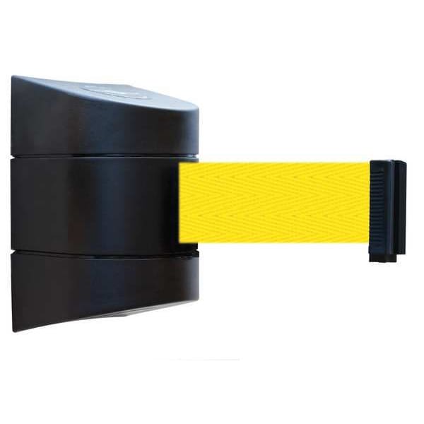 Tensabarrier Belt Barrier, Black, Belt Color Yellow - 897-15-S-33-NO-Y5X-C