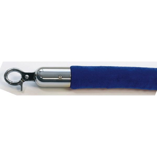 Queueway Barrier Rope, Velour, 6 ft L - QWAYROPE-23-6-1P