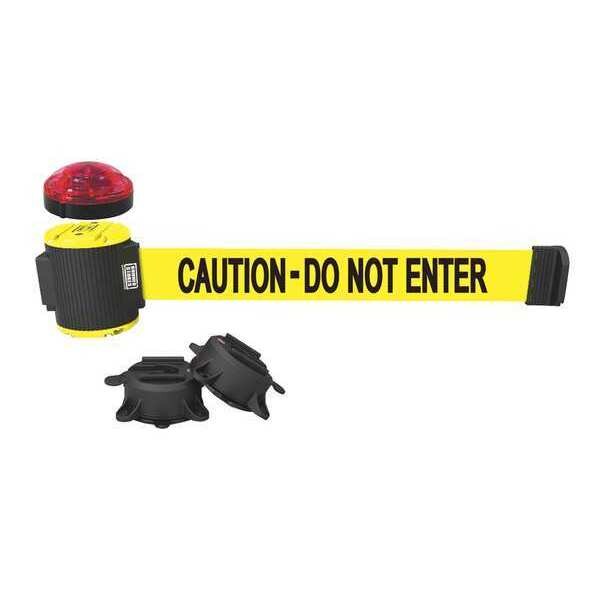 Banner Stakes Belt Barrier, Matte, Yellow Belt - MH5002L
