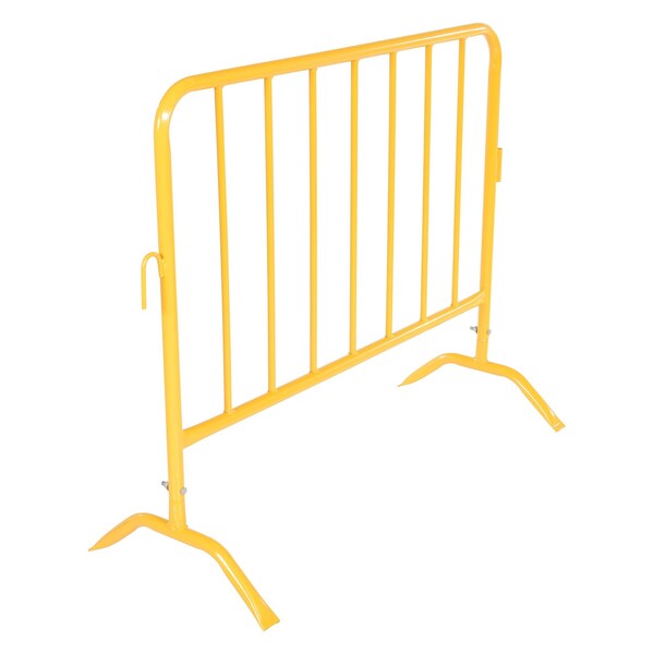 Vestil YELLOW BARRIER 48" W/CURVED FEET - PRAIL-48-Y