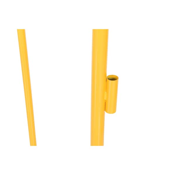 Vestil YELLOW BARRIER 48" W/CURVED FEET - PRAIL-48-Y