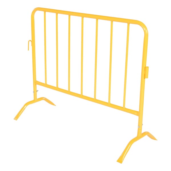 Vestil YELLOW BARRIER 48" W/CURVED FEET - PRAIL-48-Y