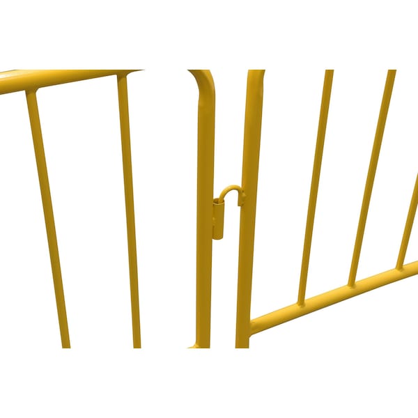 Vestil YELLOW BARRIER 48" W/CURVED FEET - PRAIL-48-Y