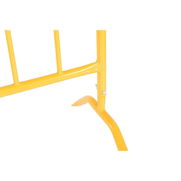 Vestil YELLOW BARRIER 48" W/CURVED FEET - PRAIL-48-Y