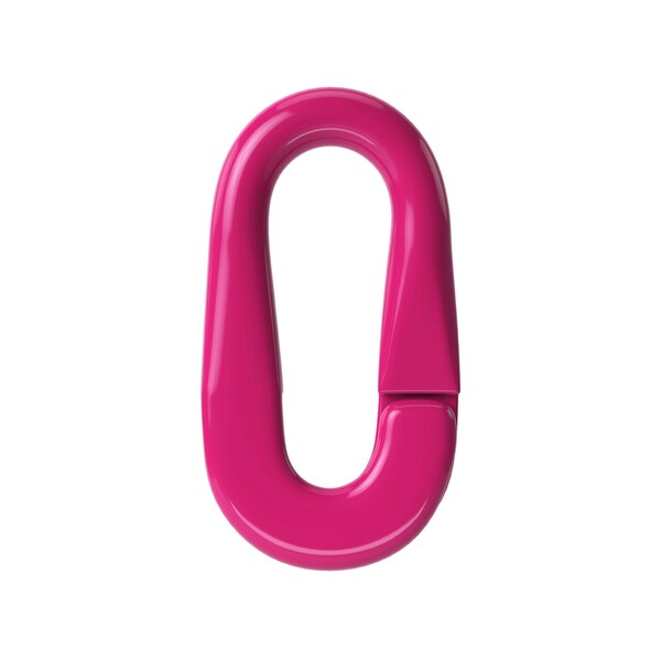 Montour Line Magenta Plastic Chain Master Link, 2 in - CH-ML-20-MA