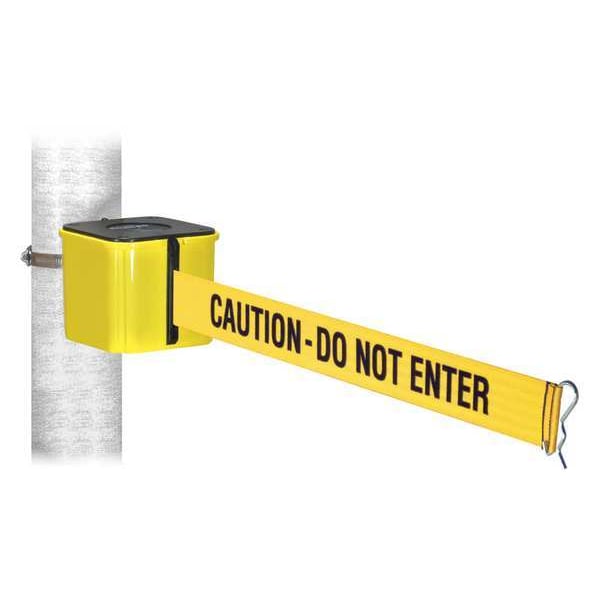 Retracta-Belt Warehouse Barrier, 15ft CAUTION DO NOT EN - WH412YW15-CAU-HC