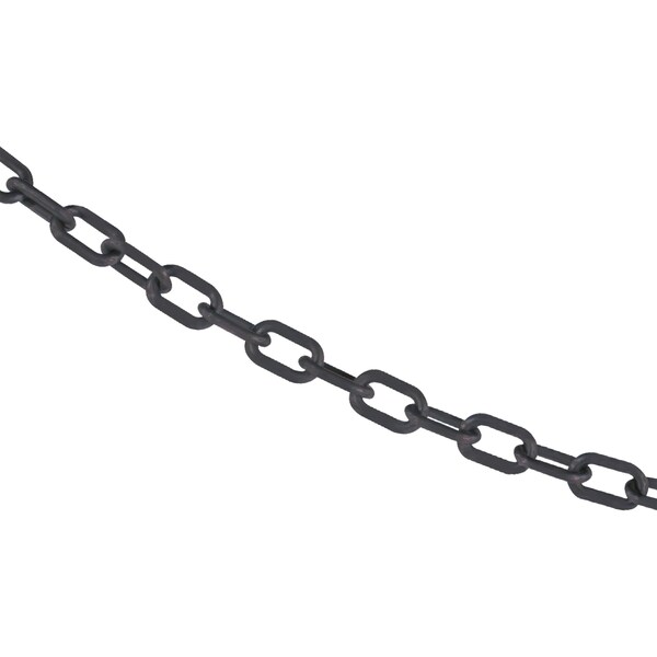 Mr. Chain 3/4" x 25' Slate Gray Plastic Safety Chain - 00057-25