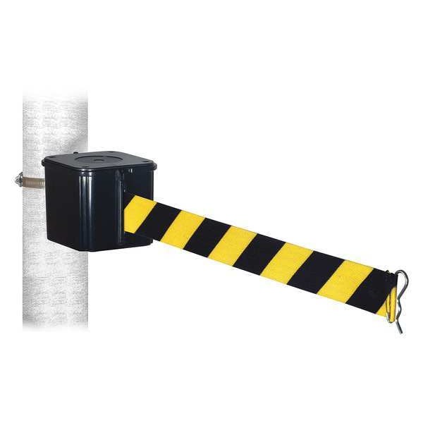 Retracta-Belt Retractable Belt Barrier, 15 ft., 4inH - WH412SB15-BYD-HC