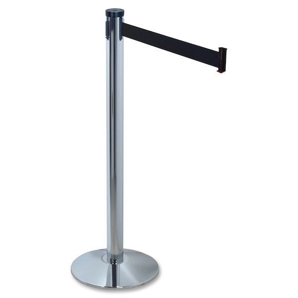 Tatco Stanchion Posts, Box 1 of 2, 40"H, 2/BX, Chrome 2PK - TCO11500