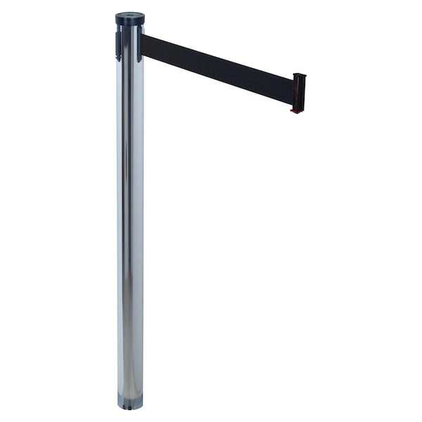 Tatco Stanchion Posts, Box 1 of 2, 40"H, 2/BX, Chrome 2PK - TCO11500