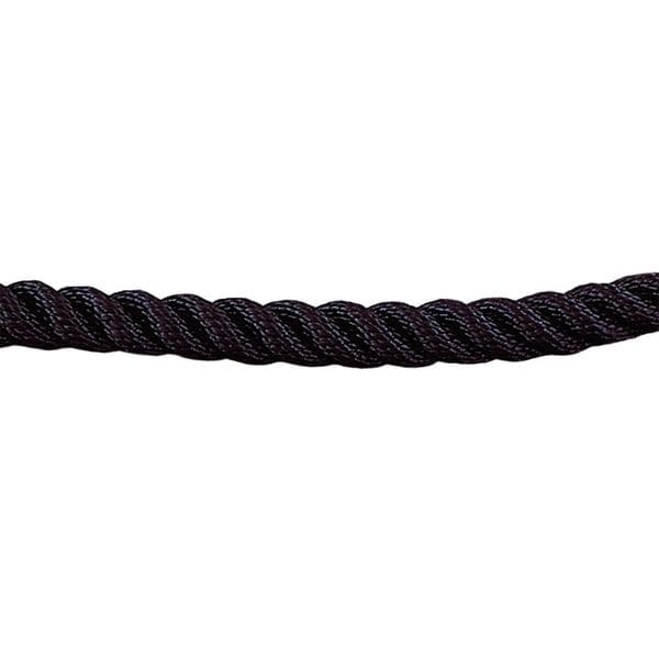 Lawrence Metal Barrier Rope, 1-1/2 In x 6 ft, Black - ROPE-TWST-33-06/0-X-XXXX-XX