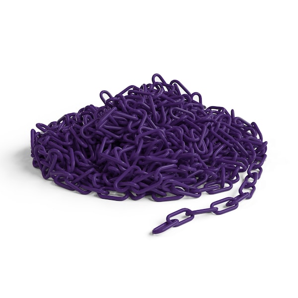 Montour Line Purple Plastic Chain, 2 In, 50 Ft. Long - CH-CH-20-PE-50-BX