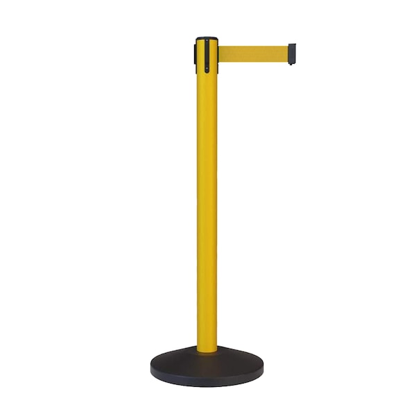 Montour Line Stanchion Belt Barrier Yellow Post 13ft.Yellow Belt - ES400-YW-YW-130
