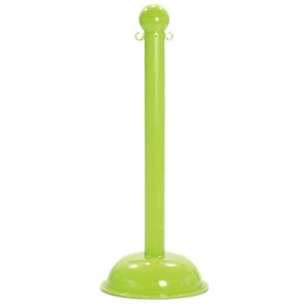 Zoro Select 3" Diameter Plastic Stanchion - Green, Height (4-pack) - 99914-4