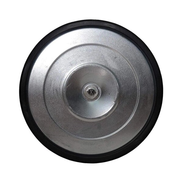 Pittman Coated Belt Barrier, Black, 118.11 in Length, 33.46 in Post Height - 741502