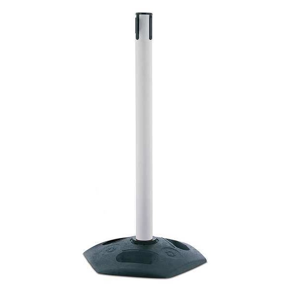 Tensabarrier Receiver Post, 38 In H, White - 886-32-RCV
