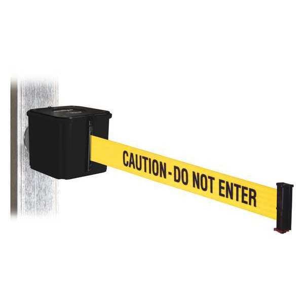 Retracta-Belt Belt Barrier, Black, Magnet, 20ft.L - WH412SB20-CAU-MM